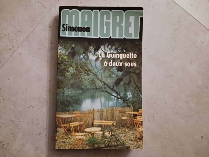 Livre Simenon Maigret La guinguette à deux sous
