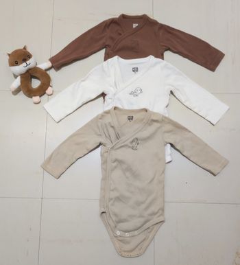 Lot de 3 bodies garçon 6 mois La redoute