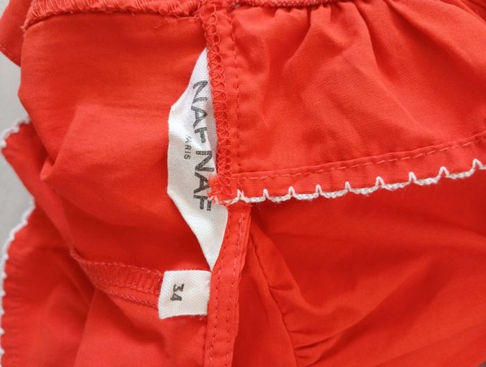 Naf Naf - Débardeur corail taille 34 | nœud dans le dos - photo numéro 3