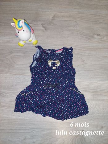 Robe castagnette 6 mois