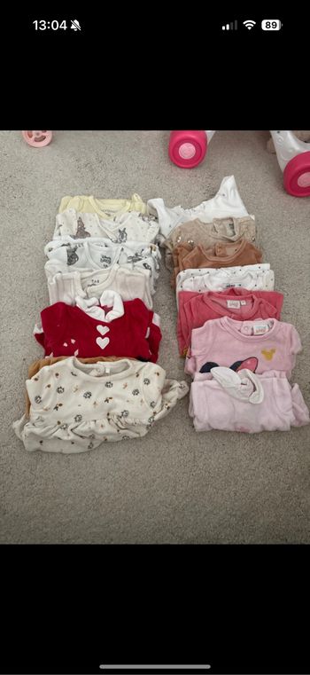 Pyjamas longs velour 1M