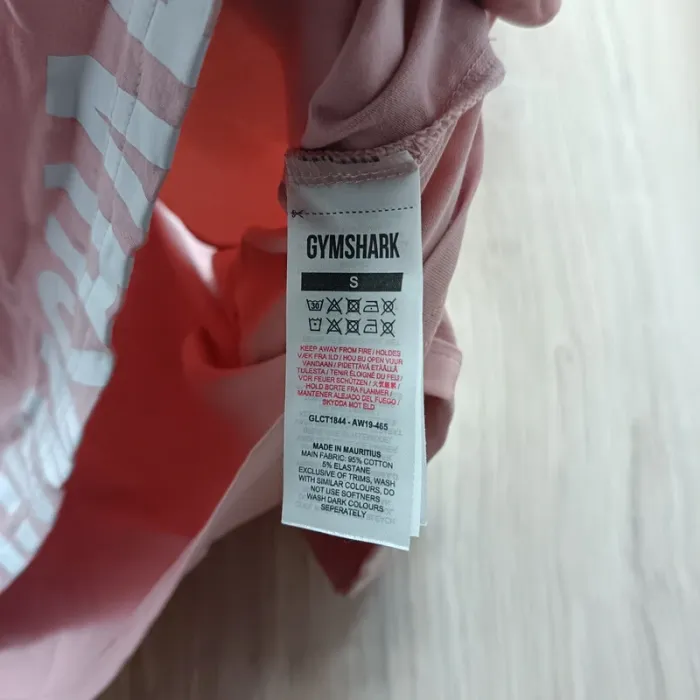 Teeshirt gymshark femme s rose - photo numéro 4