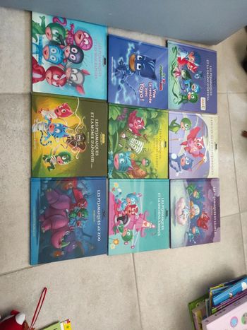 Gros lot de 9 livres pyjamasques pjmasks