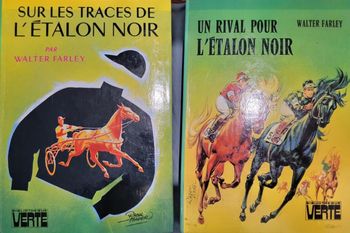 2 livres Etalon Noir bibliothèque  verte