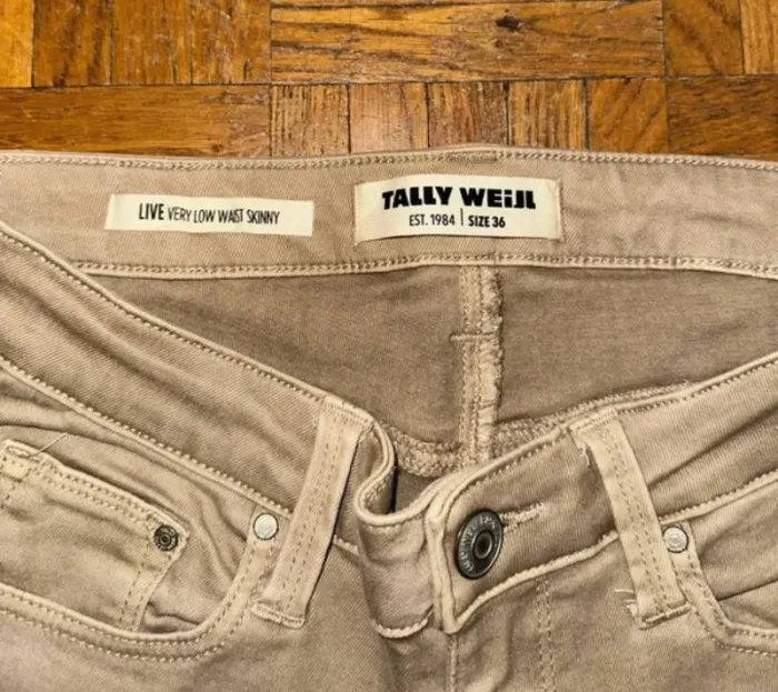 Jean slim legging beige Tally Weijl T36 neuf - photo numéro 4