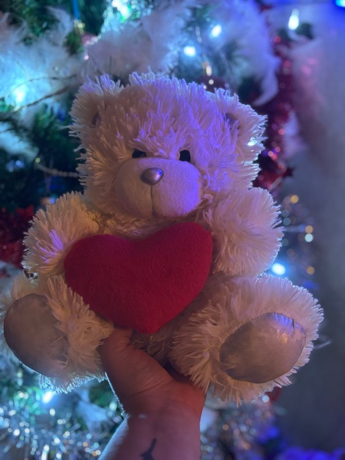 Ours en peluche cœur - photo numéro 3