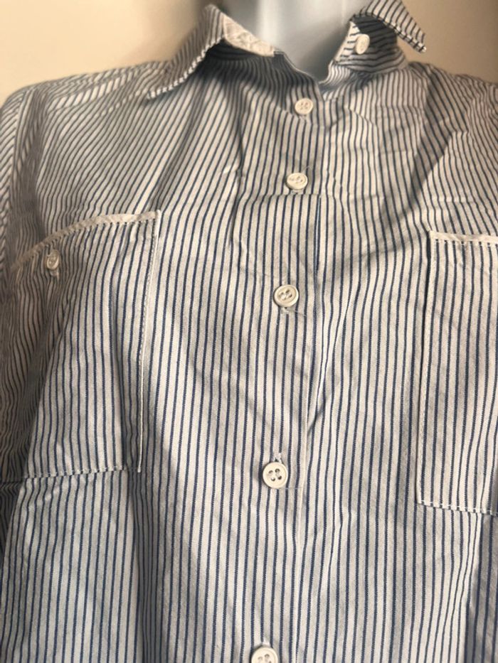 Chemise rayée camaïeu xs - photo numéro 3