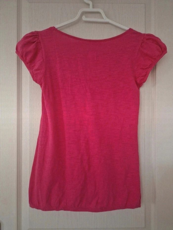 Tee-shirt rose femme camaïeu taille S/36 - photo numéro 6