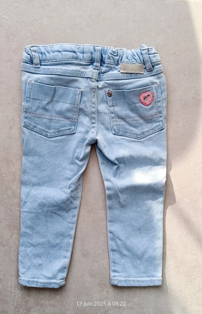 Jeans fille - 24 mois - photo numéro 2