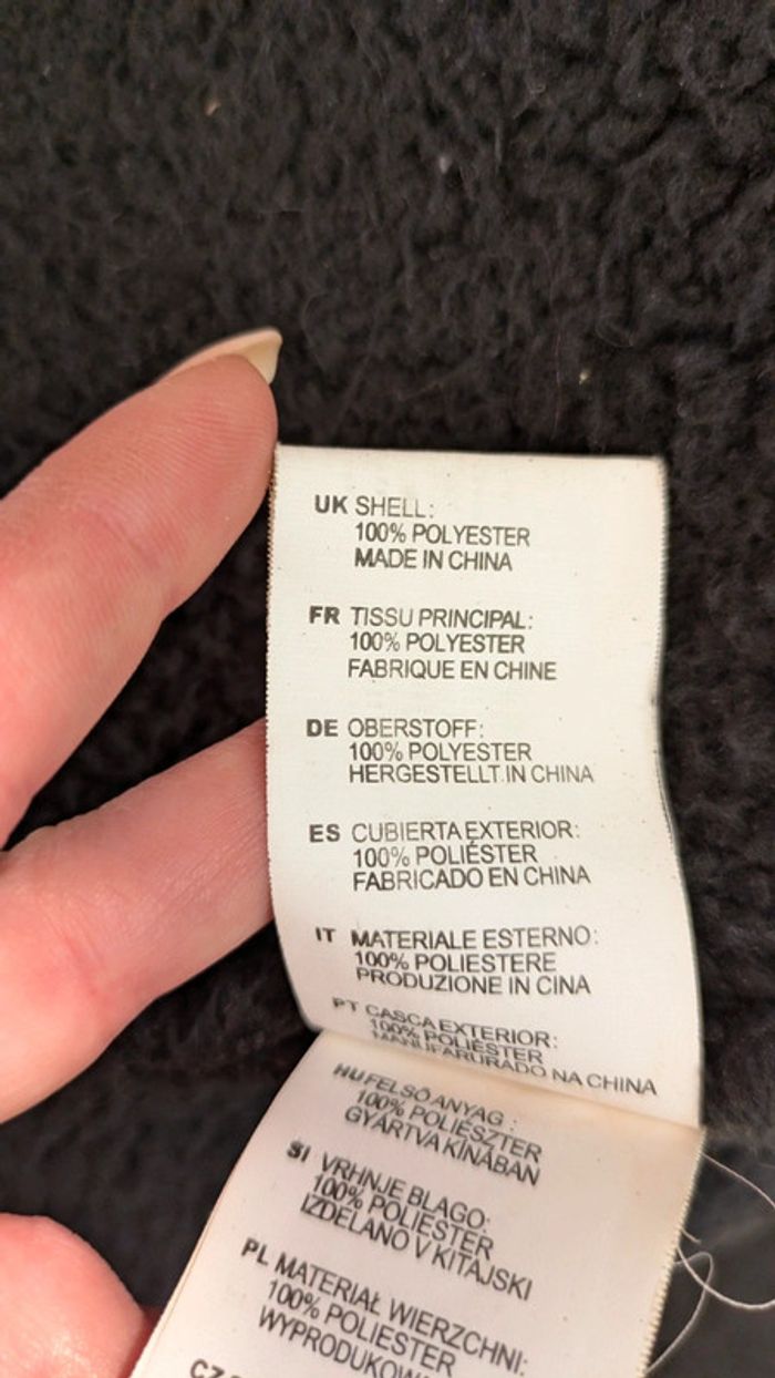 Manteau chaud noir foururu - photo numéro 10