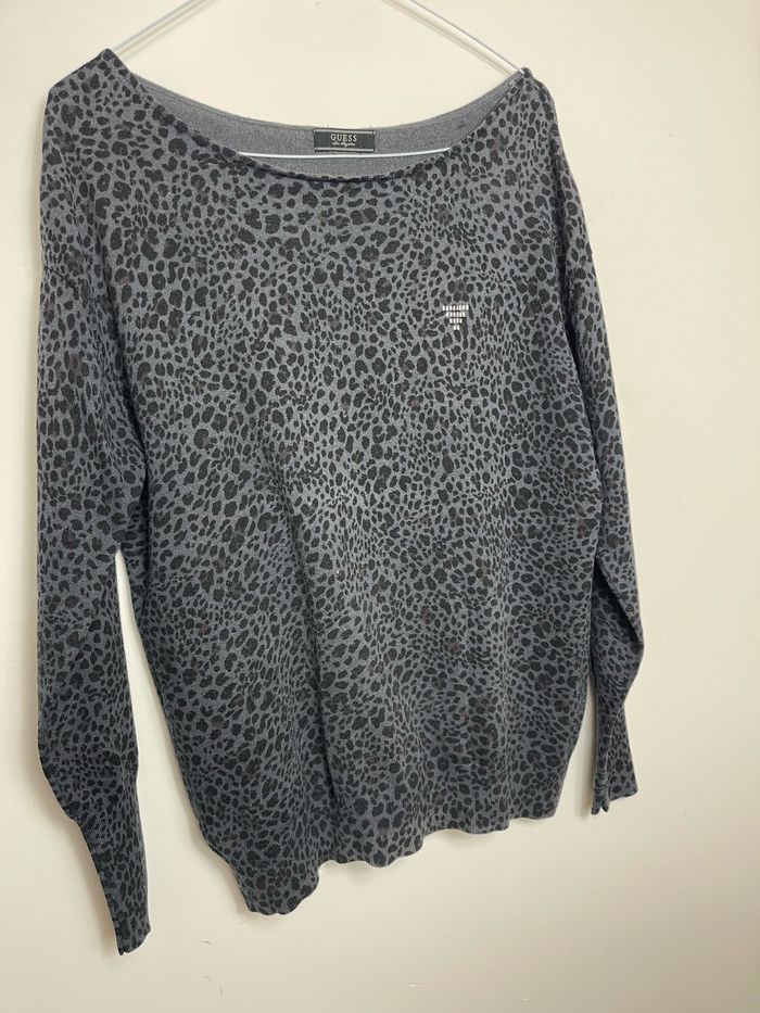 Pull fin guess léopard  taille M 🌸 - photo numéro 5