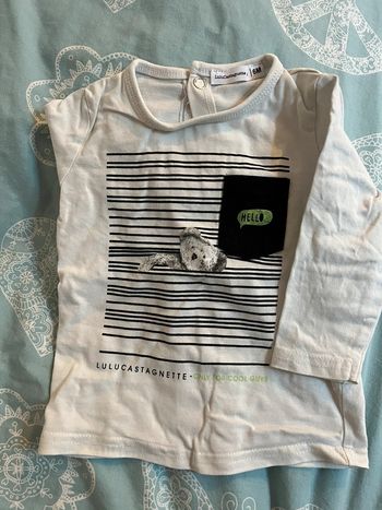 T-shirt lulu Castagnette 6 mois