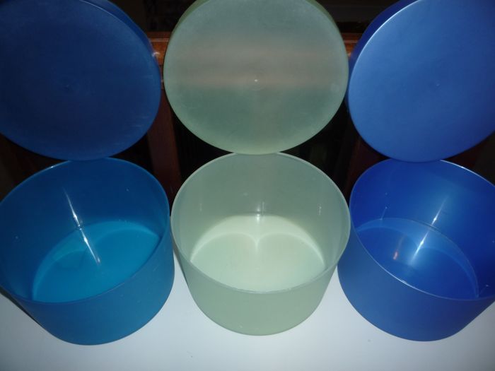 LOT DE 3 BOITES RONDES AVEC COUVERCLES - n°06 - photo numéro 4