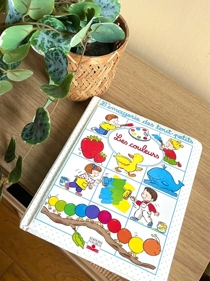 Livre enfant imagerie des tout petits les couleurs editions fleurus apprentissage educatif vintage