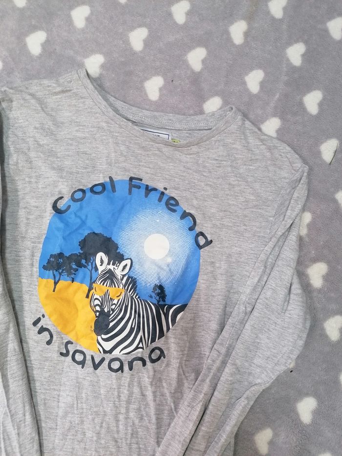 T-shirt manches longues 🦓 garçon 12 ans
