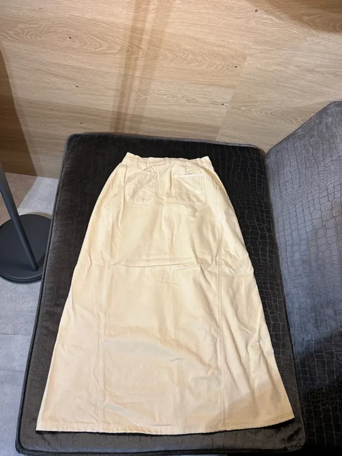 Jupe longue sans fente beige sans fente 76cm w30 - photo numéro 2