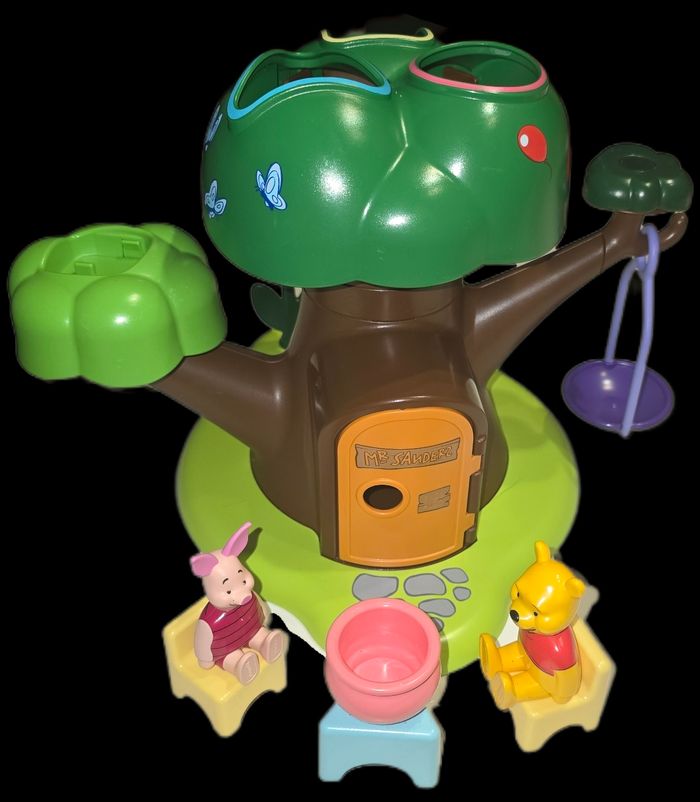 123 playmobil disney,  winnie, porcinet et leur cabane boîte à formes 71316 complet - photo numéro 3