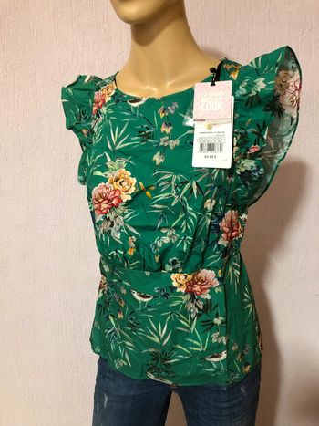 Top vert à motifs tropicaux Naf Naf - n e u f