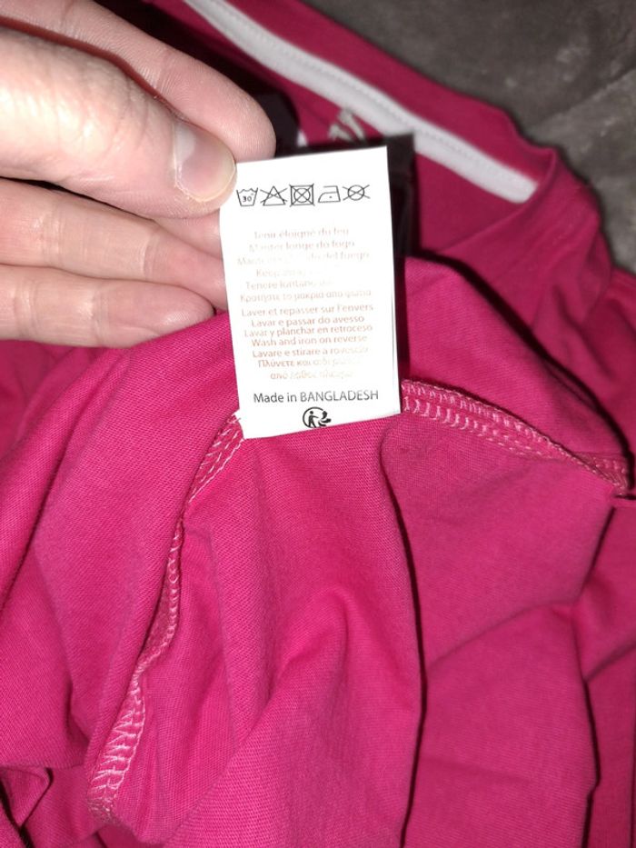 T-shirt rose/fuschia Lee Cooper - photo numéro 7