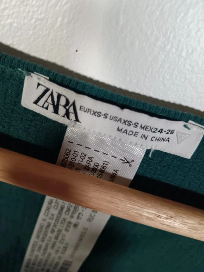 Top vert Zara 36 - photo numéro 3