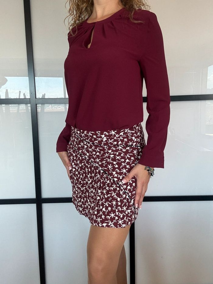 Blouse élégante Sud Express 38 prune - photo numéro 8