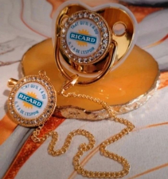 Tétine Ricard doré - photo numéro 2