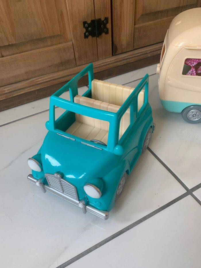 Caravane et voiture type Sylvanian li’l woodzeez - photo numéro 9