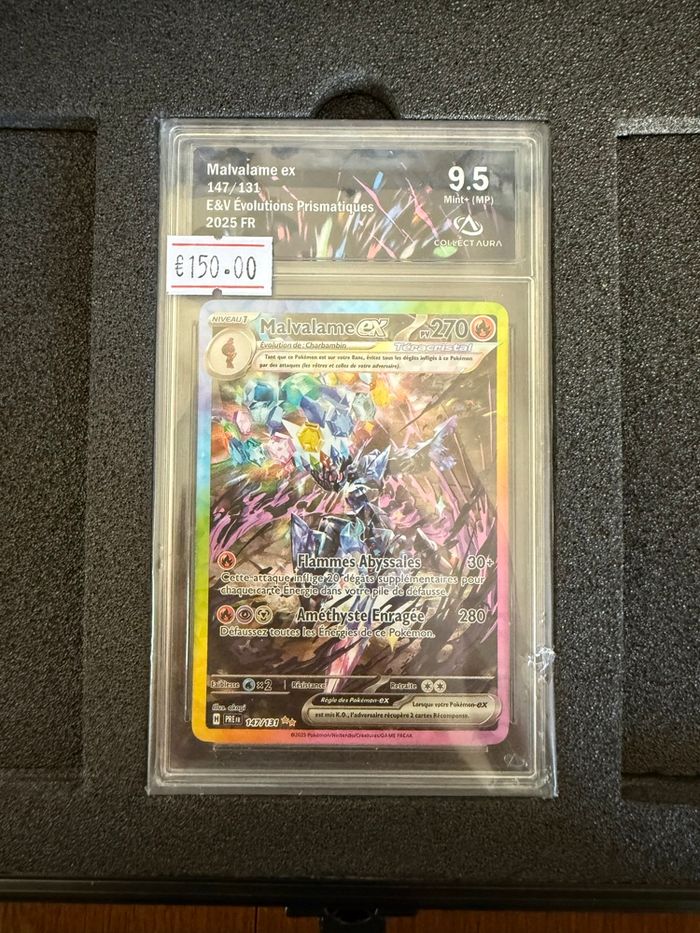 Carte Pokémon Mavalame ex 147/131 Collect Aura 9.5