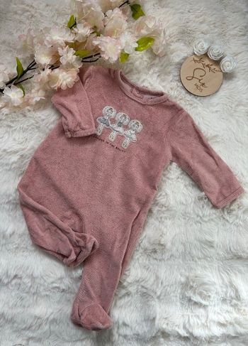 Pyjama velours rose