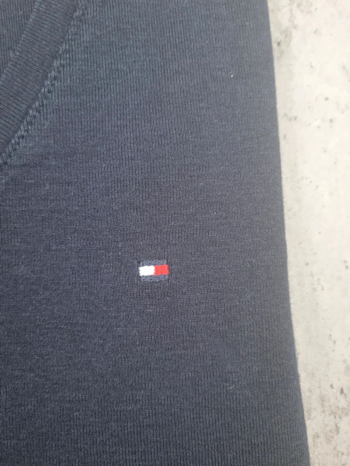 T-shirt col V Tommy Hilfiger bleu marine – Taille M Femme - photo numéro 8