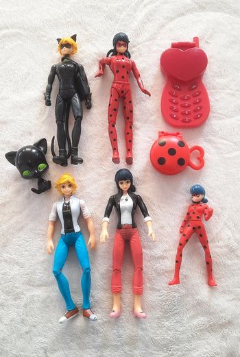 Lot Miraculous Lady bug chat noir