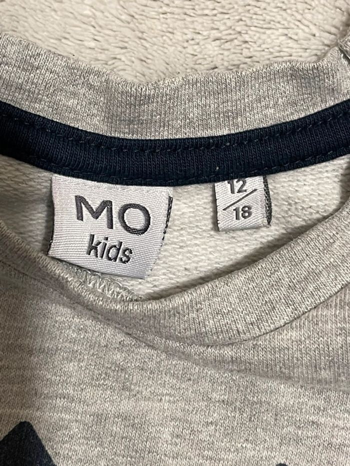 Pull Sweat gris - MO kids - 12/18 mois - photo numéro 2