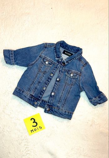 Veste jean Kiabi 3 mois