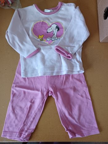 Pyjama Snoopy T80
