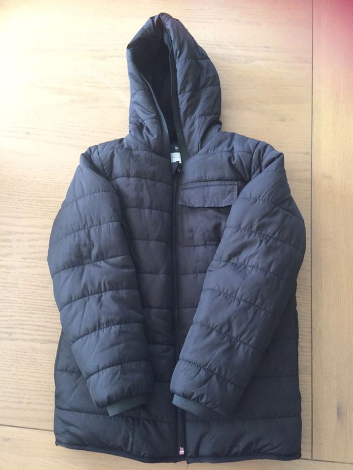 Doudoune noire 10 ans Kiabi