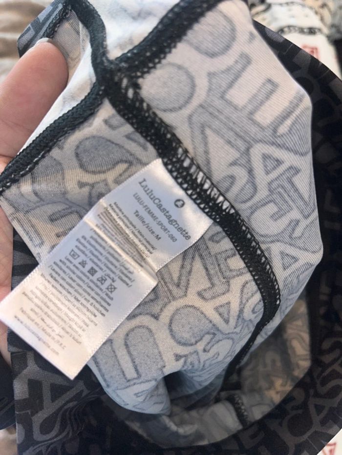 Legging de sport tulle lulu castagnette taille M - photo numéro 4