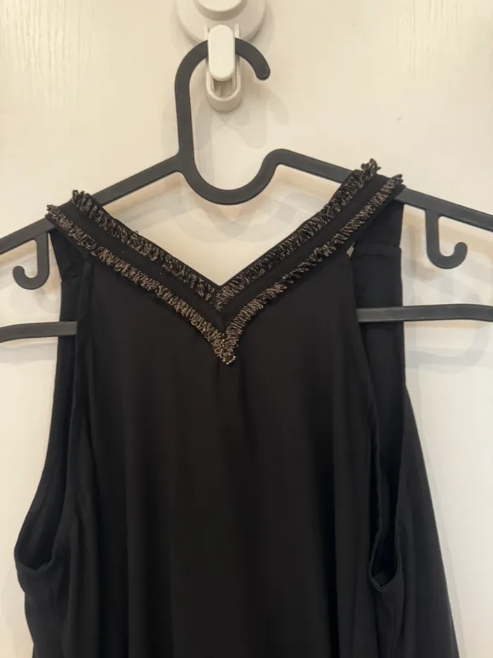 Robe fluide plissée avec ceinture - photo numéro 7