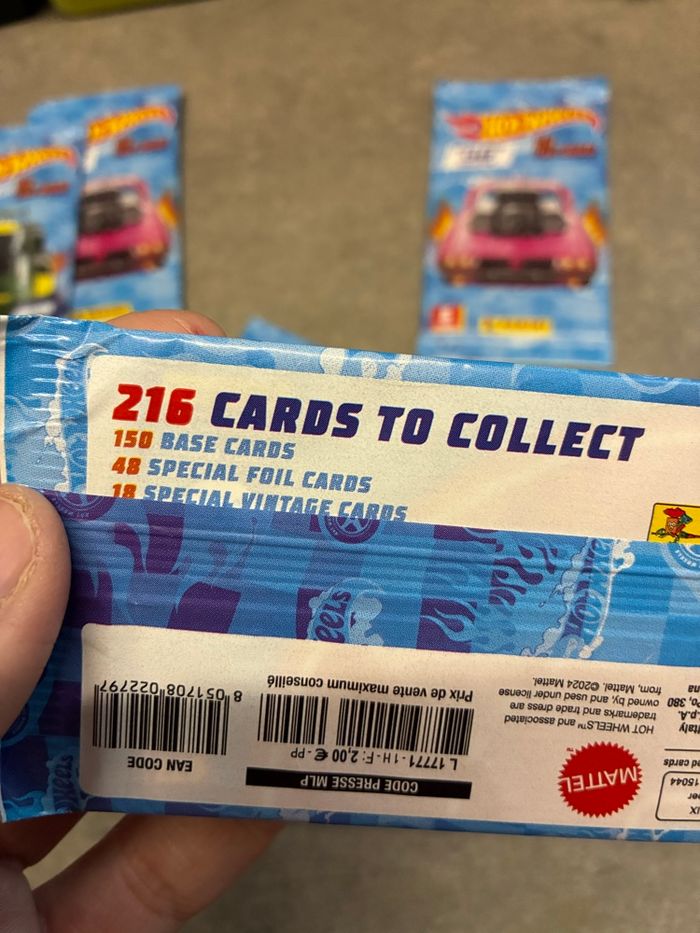 10 boosters cartes à collectionner Hotwheels on the Road - photo numéro 9