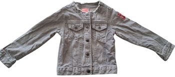 Veste en jean gris clair fille 4 ans TBE