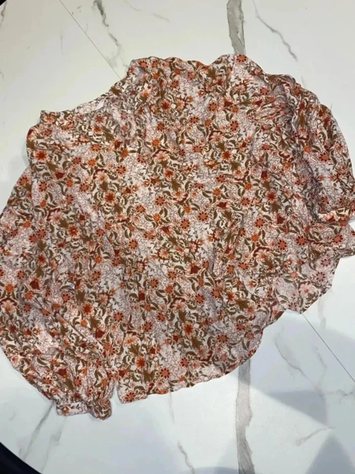 Chemisier fleuri– Camaïeu – Taille M
