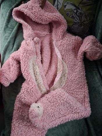 Combinaison vieux rose