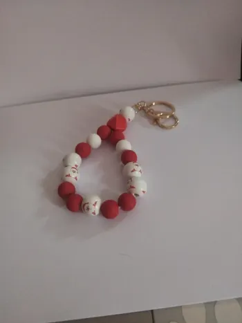 Bracelet porte clé noël