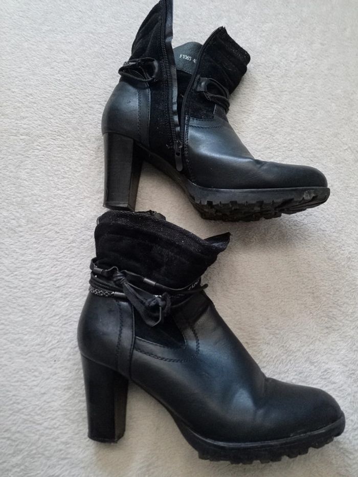 Bottines femme à talon - photo numéro 2