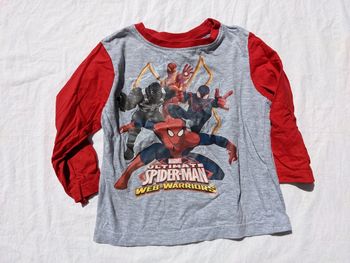 T-shirt manches longues garçon 3 ans Spiderman