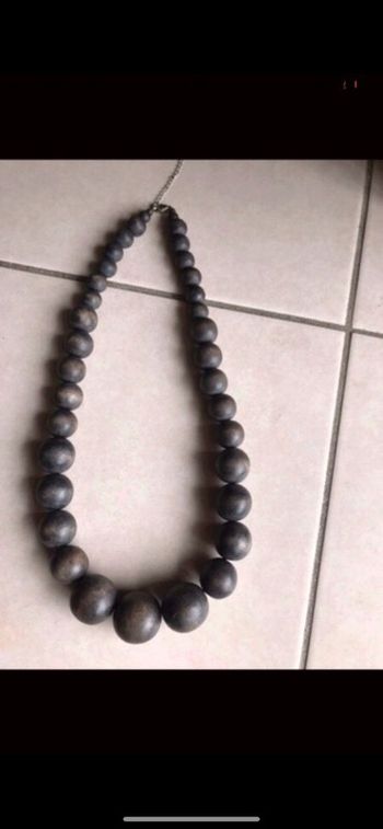 Collier grosses perles