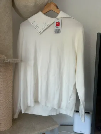 Pull blanc neuf