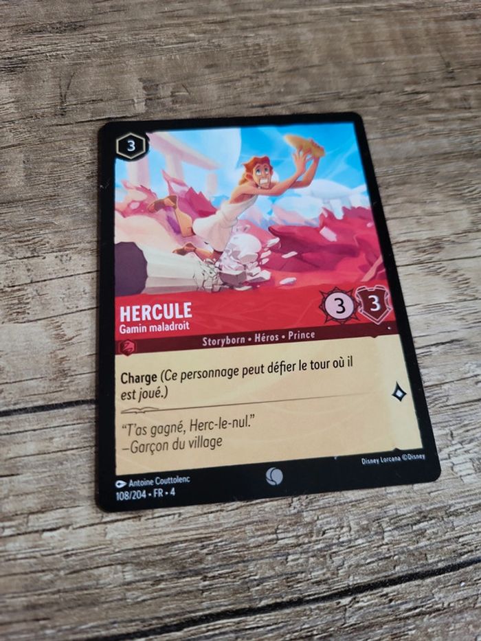 Carte Lorcana Hercule