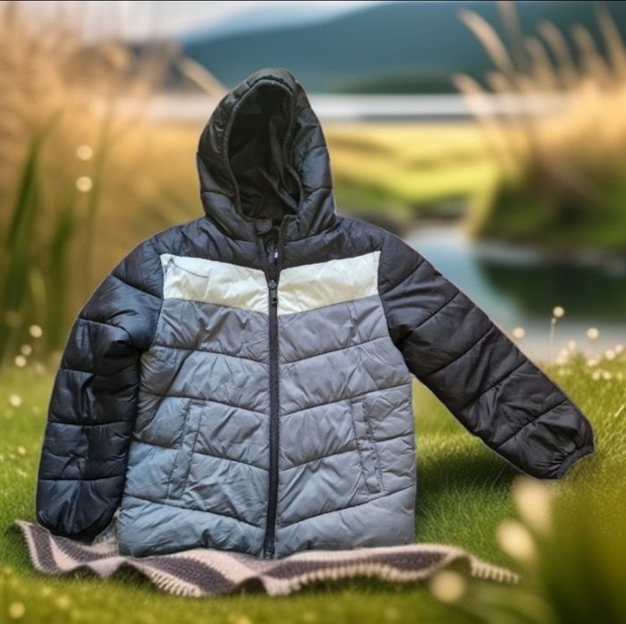 Doudoune tricolore pour "Traîner"