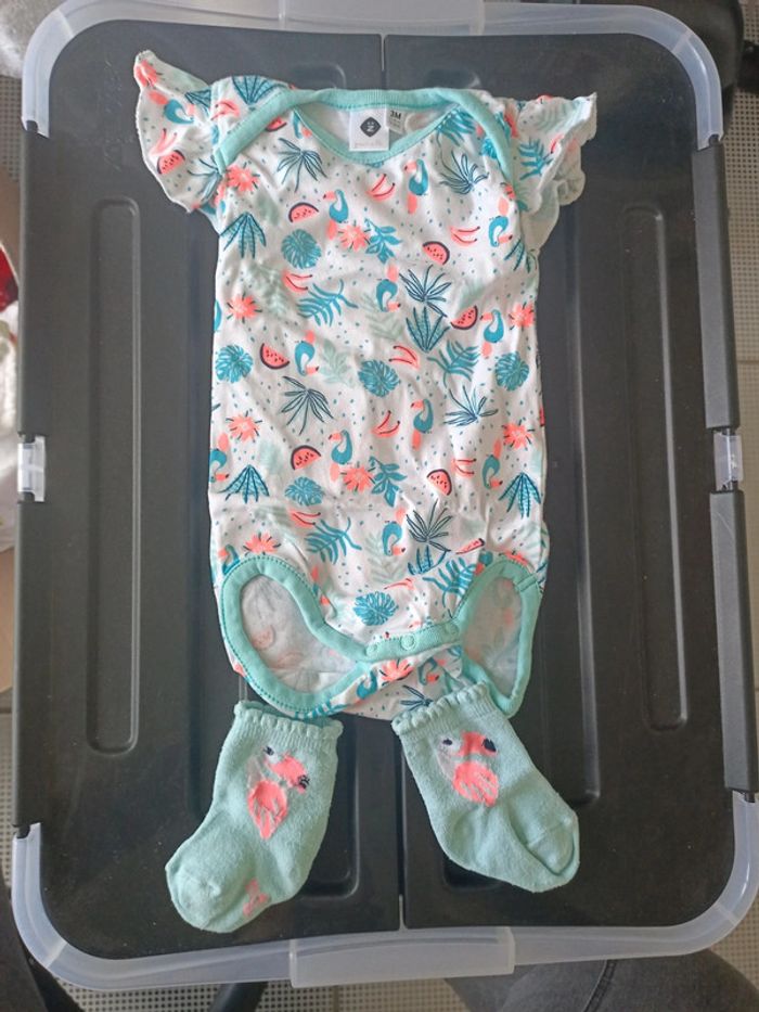 Barboteuse, 3 mois