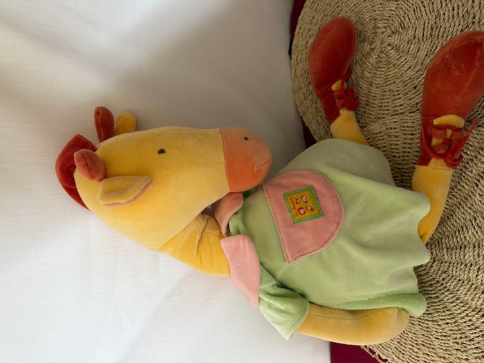Grand Doudou girafe robe verte Les Loustics MOULIN ROTY - photo numéro 5